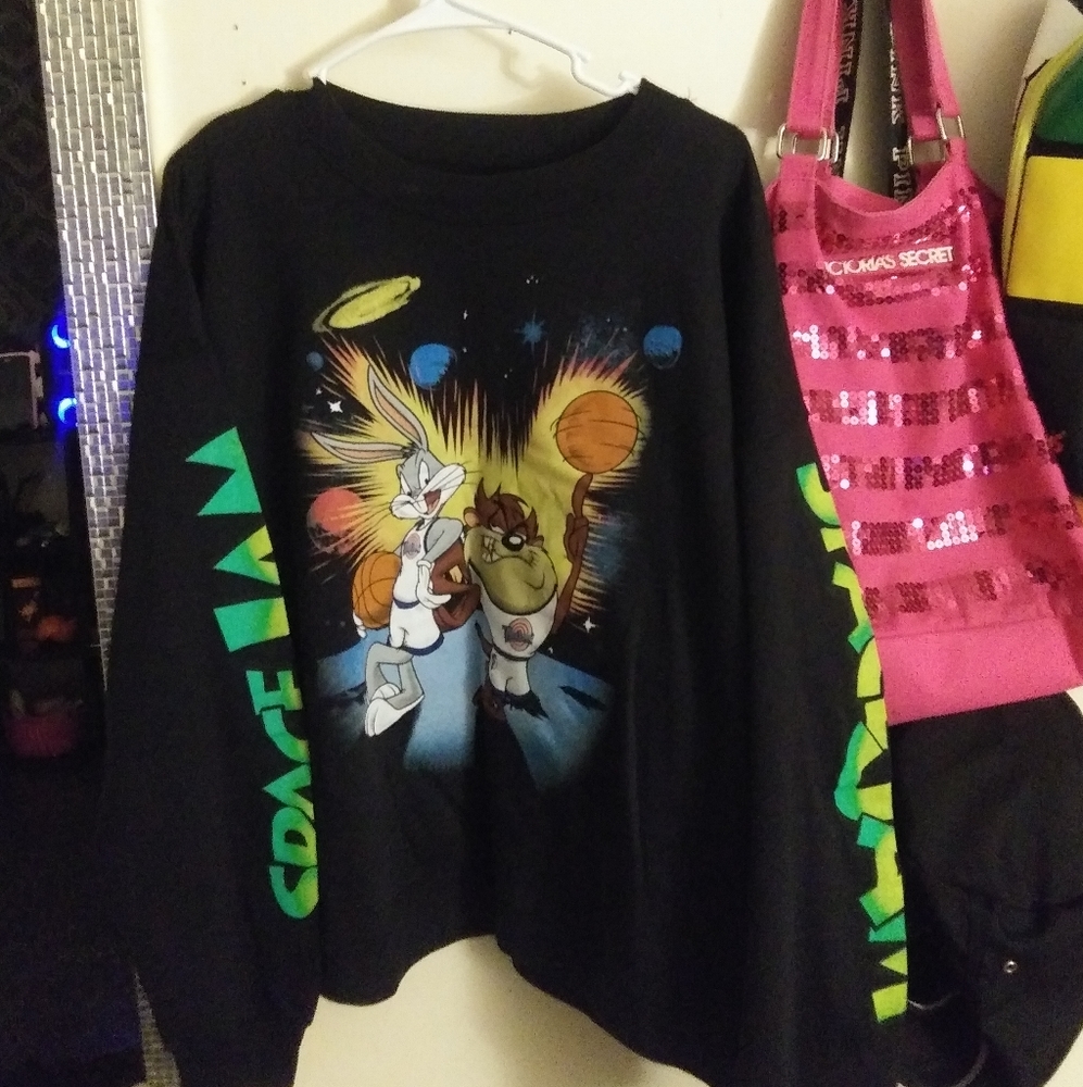 Space Jam crop sweater.